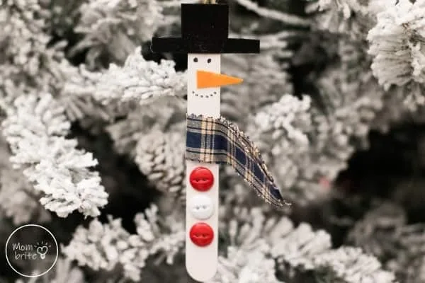 Image for Easy DIY Popsicle Stick Snowman Ornament