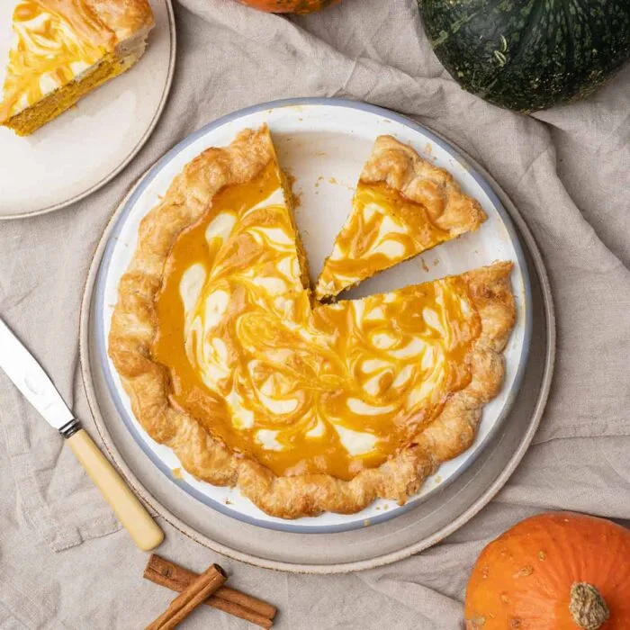 Image for Pumpkin Cream Cheese Pie