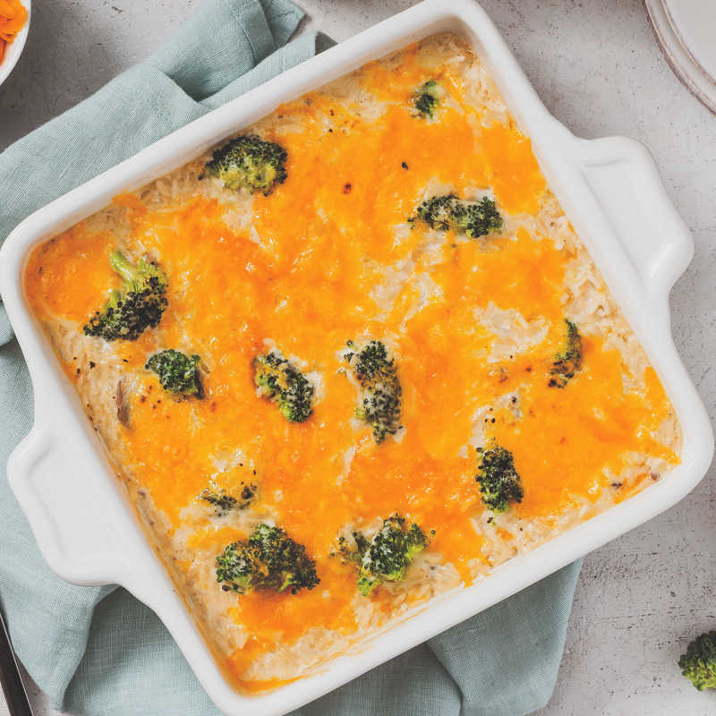 cheesy rice broccoli casserole