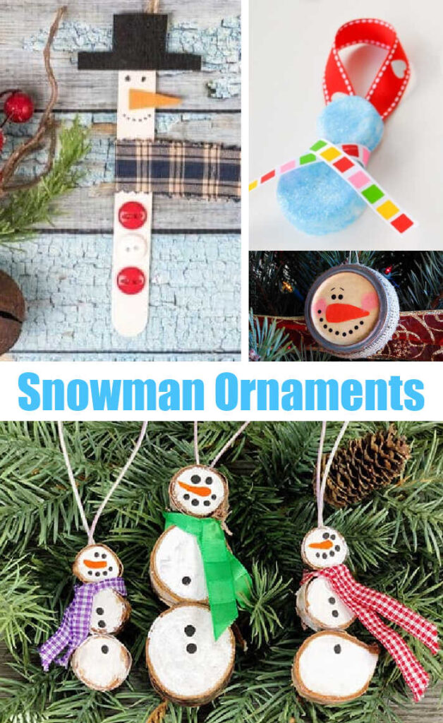These Christmas Snowman Ornaments are simply adorable and easy enough for kids to make. But don't let that keep you from making your own!
