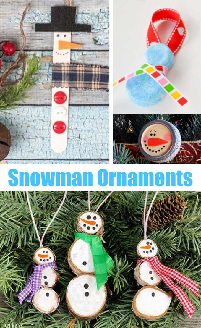 Snowman Ornaments for Kids to Make - Mommy Evolution