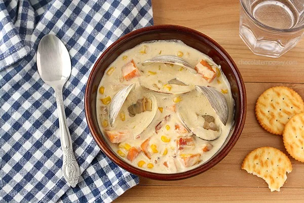 Image for Sweet Potato and Corn Clam Chowder