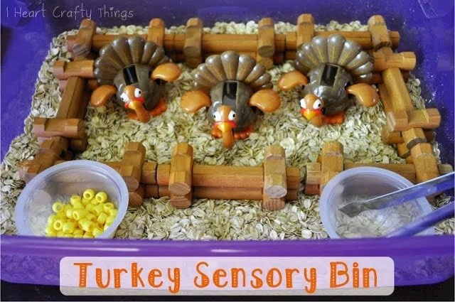 Image for Thanksgiving Turkey Sensory Bin (Invitation to Play)
