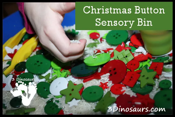 Image for Christmas Button Sensory Bin