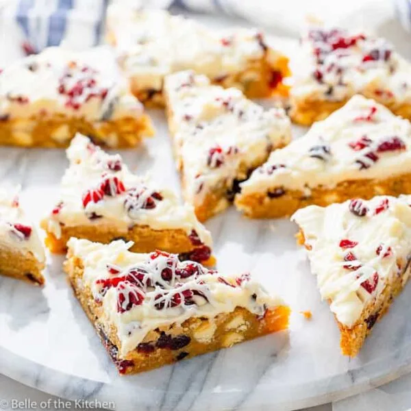 Image for Cranberry Bliss Bars {Starbucks Copycat Recipe}