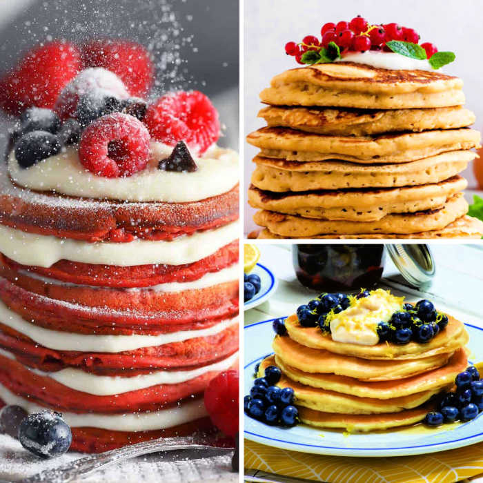 creative and delicious pancake recipes collage