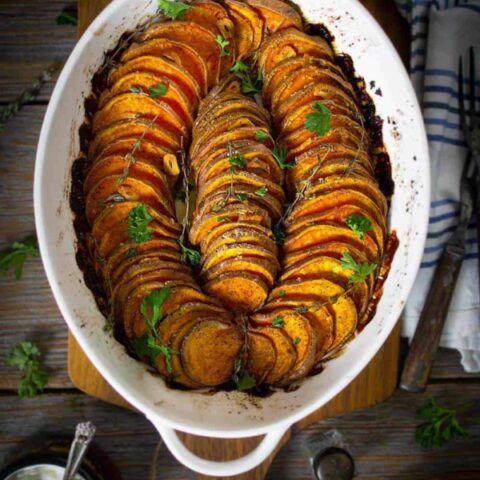 Image for Crispy Roasted Sweet Potatoes: Gluten-Free