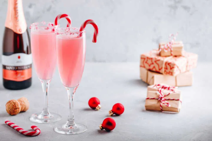 Image for Peppermint Mimosa {Peppermint Bark Cocktail)