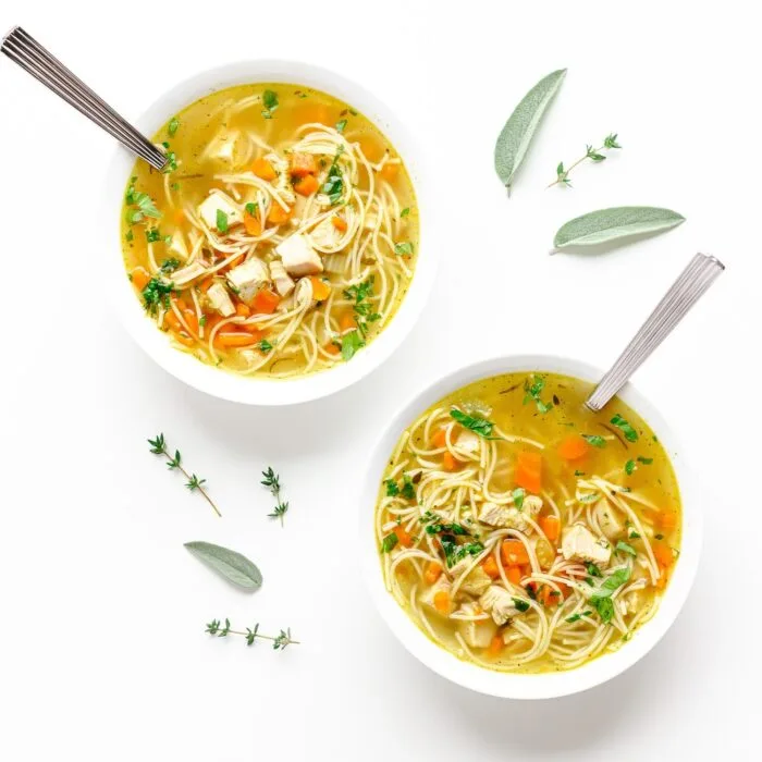 Image for Instant Pot Turkey Soup (Easy leftover turkey soup)
