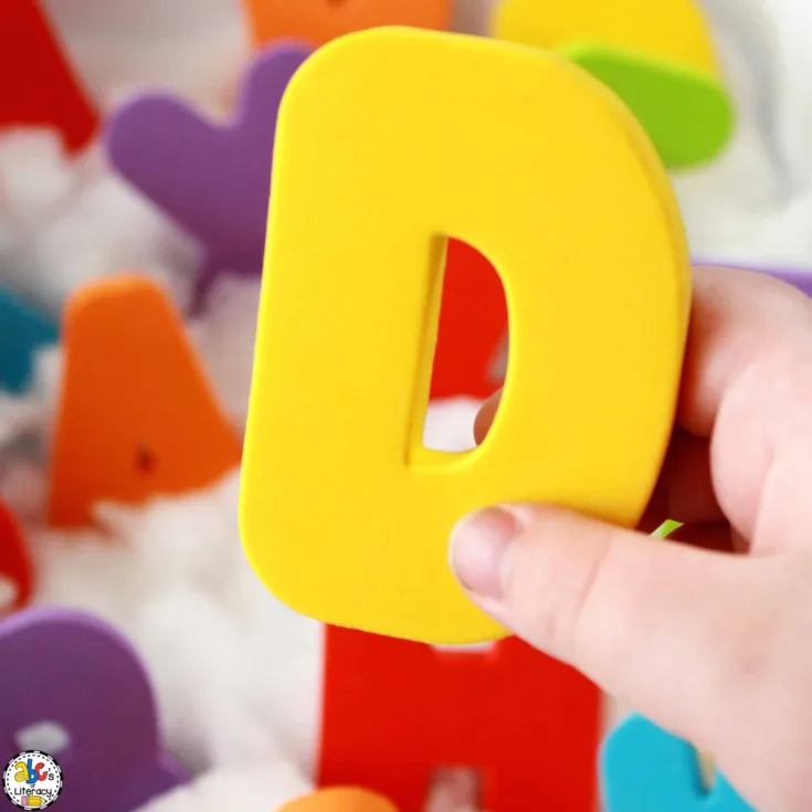 Image for Snow Alphabet Sensory Bin