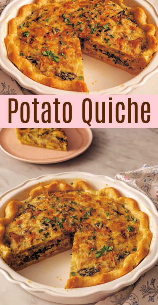 Potato Quiche with Sunchokes