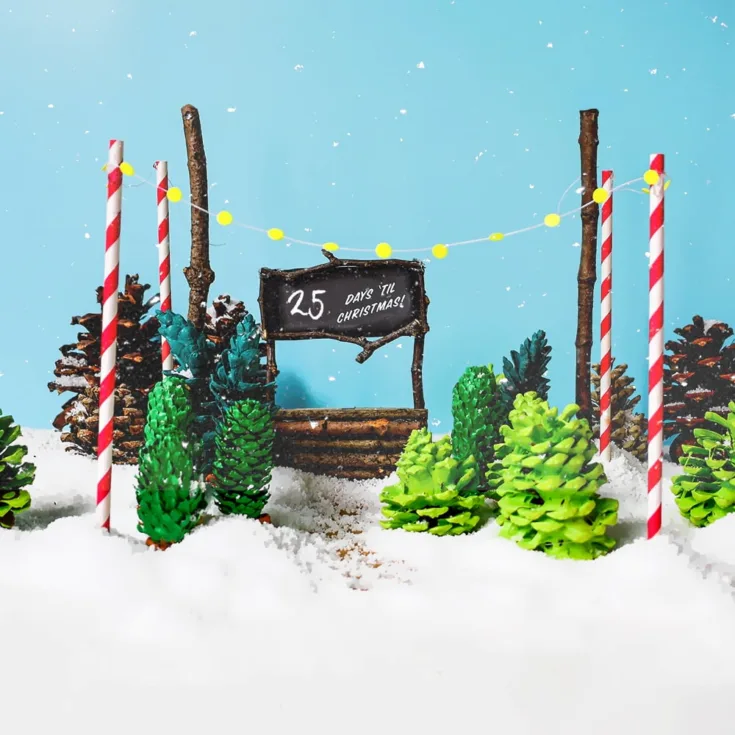 Image for Make: A Mini Pine Tree Farm Holiday Sensory Activity