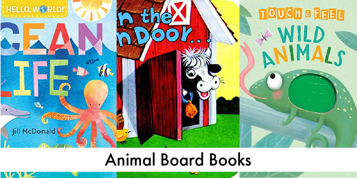 Animal Board Books for Toddlers and Babies