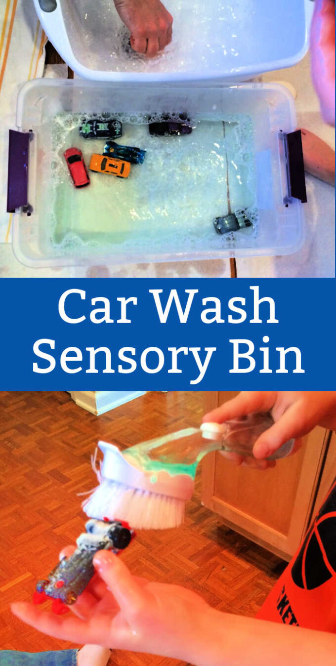 Mesmerizing Car Wash Sensory Bin Picture for Your Screen Mesmerizing Car Wash Sensory Bin Picture for Your Screen