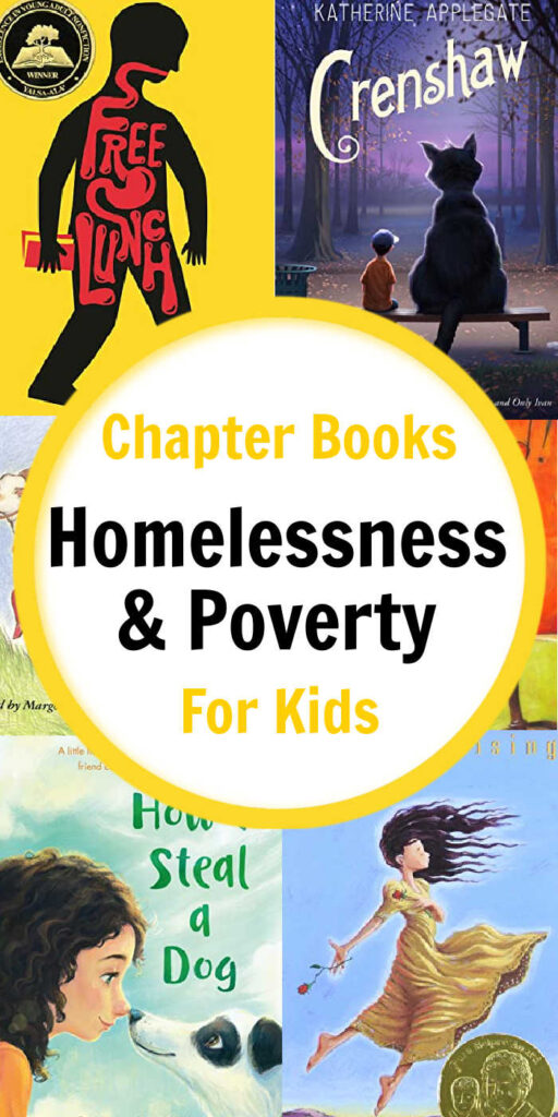 As kids get older, they want to better understand their world. These chapter Books about Poverty and Homelessness will help kids start to understand the social issues around poverty and being unhoused. 