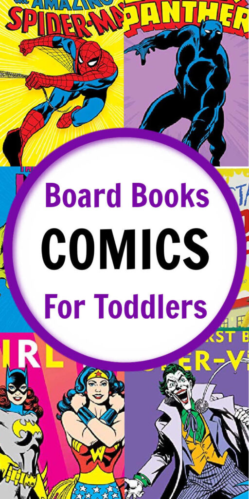 Are you a DC or Marvel fan? Introduce your little ones to the excitement of superheroes with these fun Comic Board Books for toddlers.