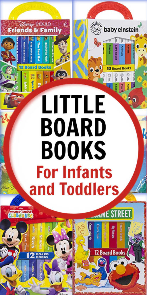 Little Board Books are perfect for little hands to carry around and get them hooked on books.