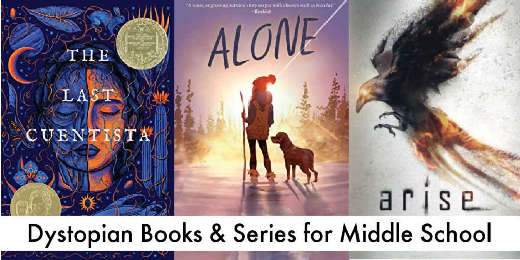 Whether you're working on getting your middle schooler hooked on reading or need a great gift for an avid reader, these Dystopian Books and Series for Middle School.