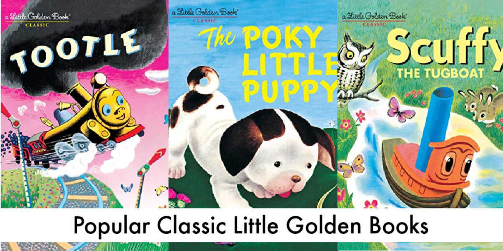 Today I'm sharing some of the most popular classic Golden Books over time!