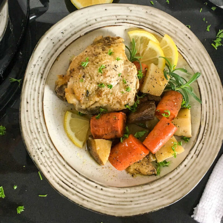 Image for Slow Cooker Rosemary Lemon Chicken Thighs