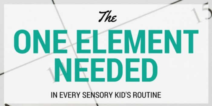 The One Element Needed In Every Sensory Kids Daily Schedule