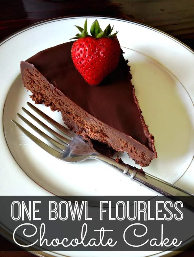 Image for One Bowl Flourless Chocolate Cake
