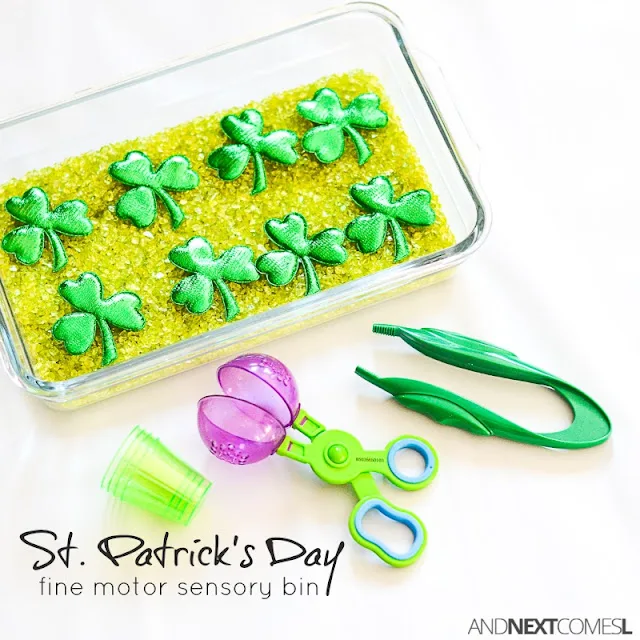 Image for St. Patrick's Day Fine Motor Bin