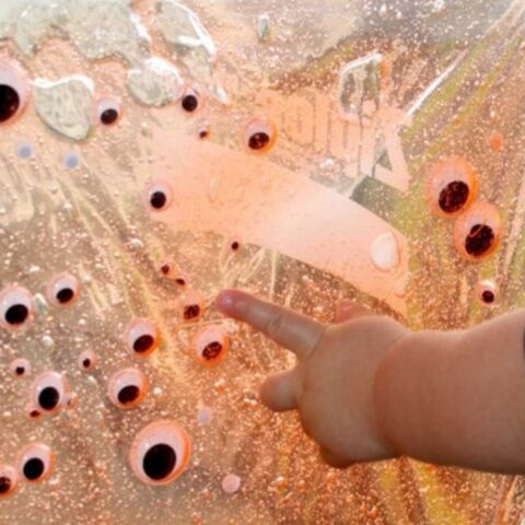Image for Toddler Sensory Bag with Slimy Eyes