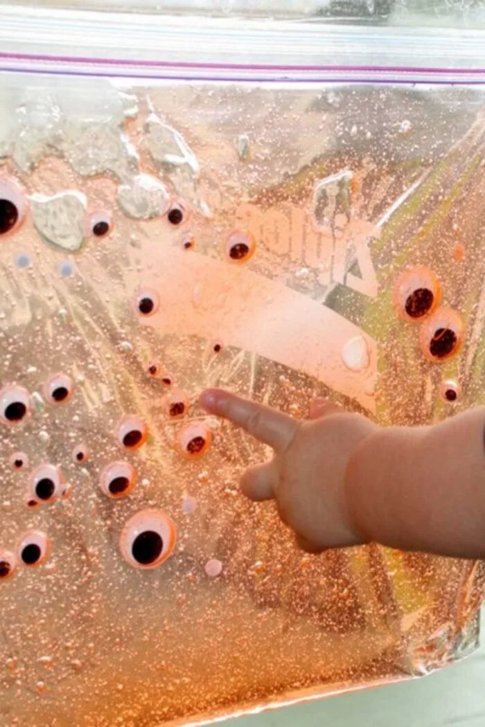 Image for Toddler Sensory Bag with Slimy Eyes