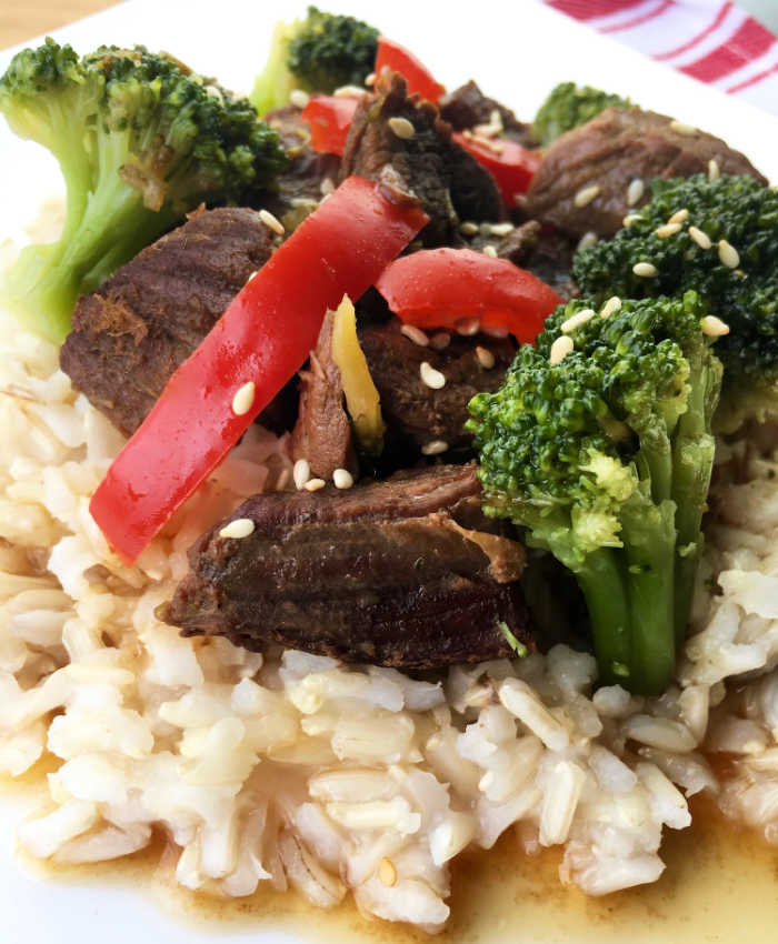Make this Asian classic in your slow cooker! Crockpot Beef and Broccoli can be pulled together quickly for a fast and easy tasty weeknight meal. 