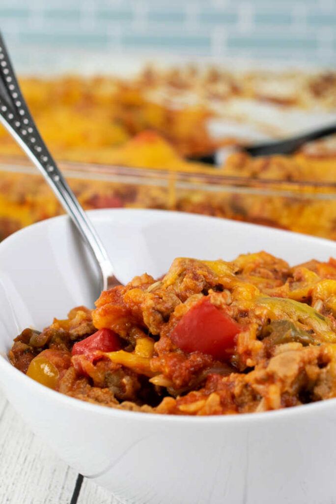 When life gets busy, you need a family recipe that is quick to make, easy to bake and mouthwatering to eat - Stuffed Pepper Casserole to the rescue!