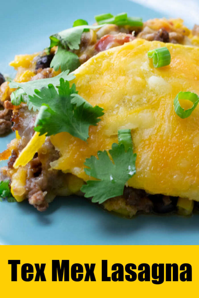 A unique twist on an Italian favorite, Tex Mex Lasagna has all of the delicious Tex Mex flavors you crave - seasoned beef, chili sauce, corn tortillas and Mexican cheeses.