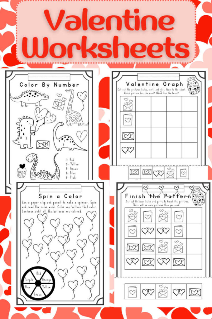 Valentine Math Printables - Mommy Evolution