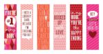 15 FREE Valentines Day Bookmark Printables | Mommy Evolution