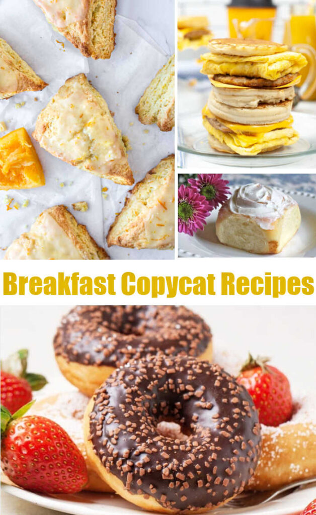 Make these delicious Copycat Breakfast and Baking Recipes at home!
