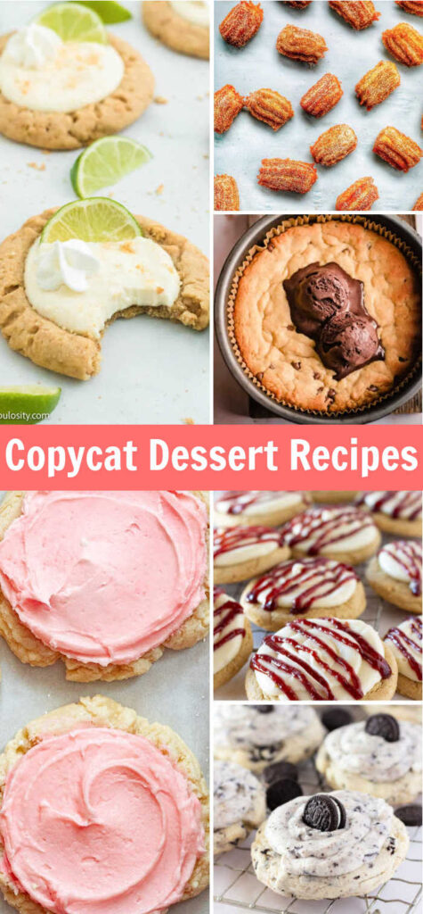 Make these scrumptious copycat dessert recipes at home!