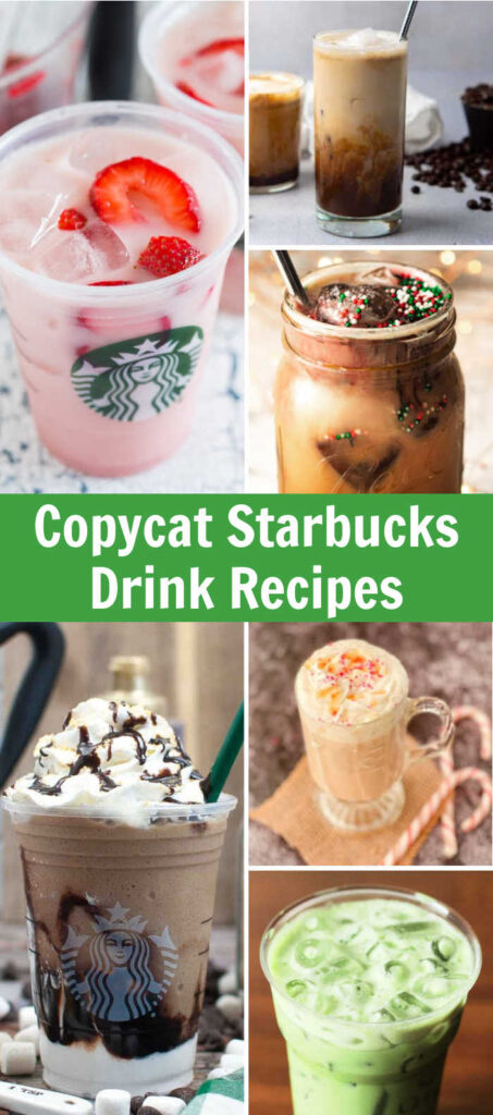 In this collection of Starbucks drink recipes, you'll find a range of options to suit all tastes and moods, from rich and indulgent to light and refreshing.  So whether you're in the mood for a creamy latte, a fruity frappuccino, or a soothing tea, you'll find the perfect recipe to satisfy your cravings.