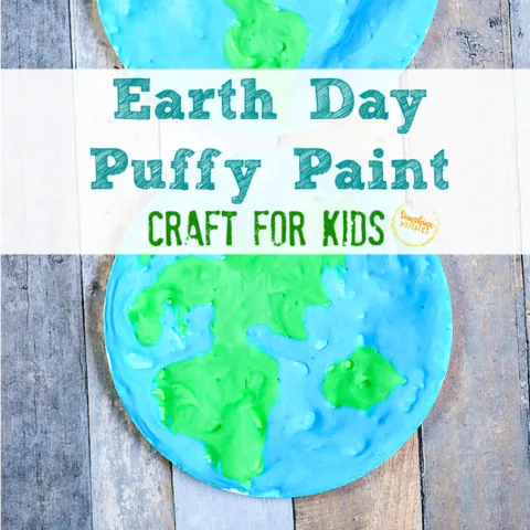 Image for Earth Day Puffy Paint Craft For Kids