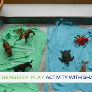 Image for Earth Day Sensory Play with Shaving Cream
