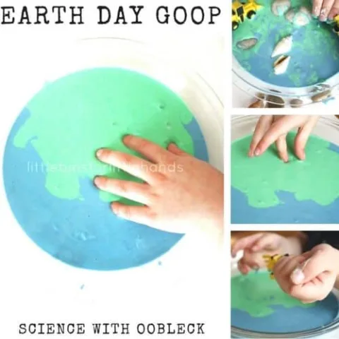 Image for Earth Day Oobleck Science Earth Day Sensory Play