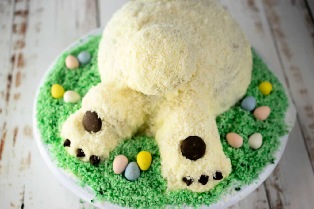 funny easter bunny cake