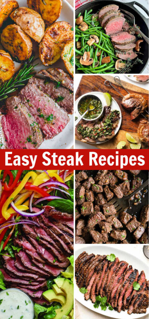 Easy Steak Recipes are perfect for any skill level in the kitchen! From classic grilled steak to unique preparations like steak tacos and steak stir fry, we have something for everyone.