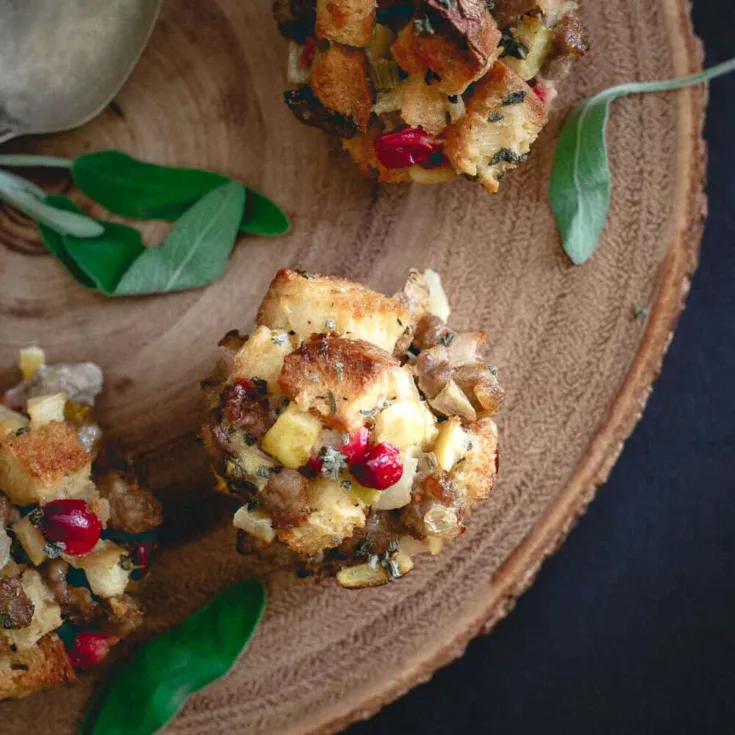 Image for Sausage Cranberry Apple Stuffing Muffins