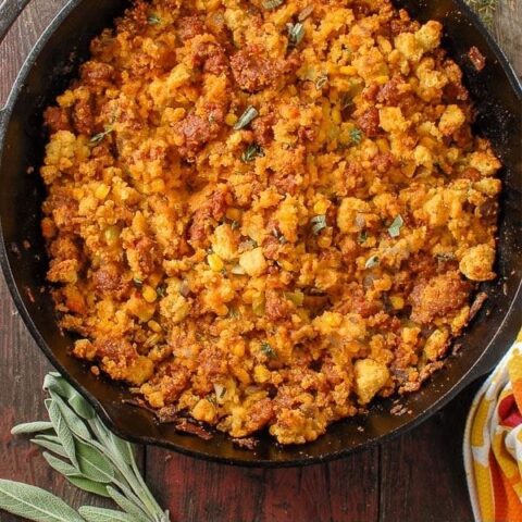 Image for Spicy Chorizo Sage Cornbread Dressing