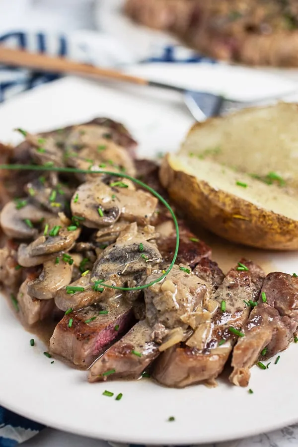 Image for Steak Diane with Mushroom Sauce