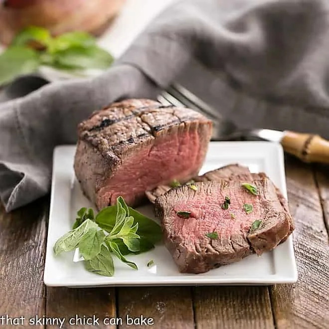 Image for Grilled Tenderloin with Garlic Herb Butter