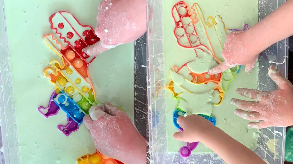 a creative way to play is adding plastic toys
