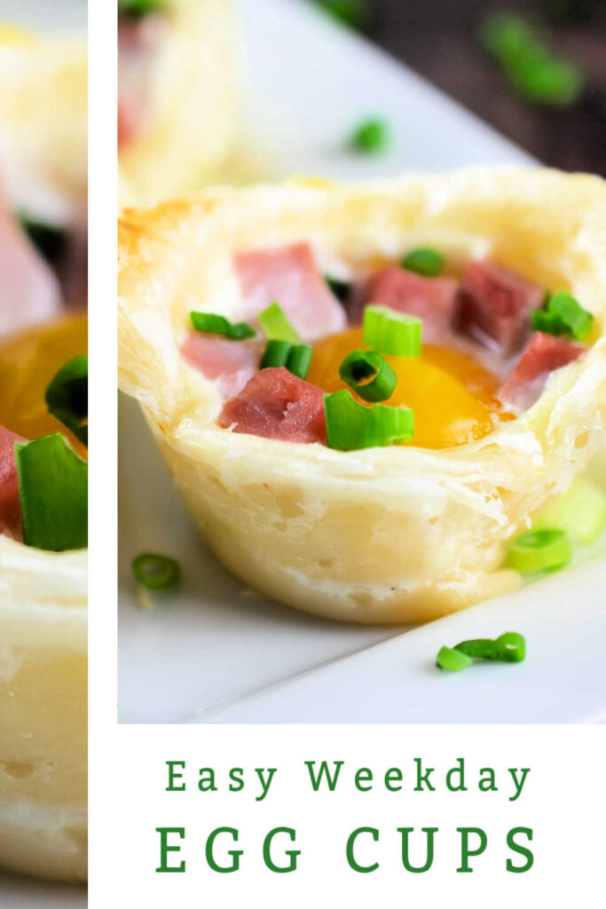 Simple to make egg cups are an easy go-to weekday breakfast as well as a deceptively easy brunch dish to impress guests. These delicious little cups are made with eggs, cheese and ham, but you can easily customize this recipe to fit any taste or dietary restrictions.