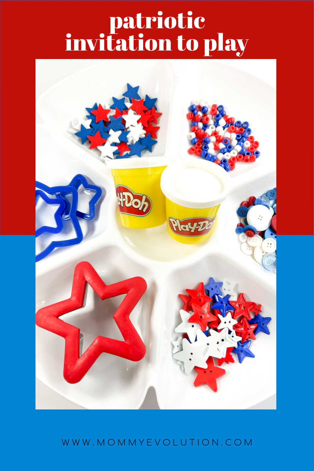Patriotic Invitation to Play - Mommy Evolution