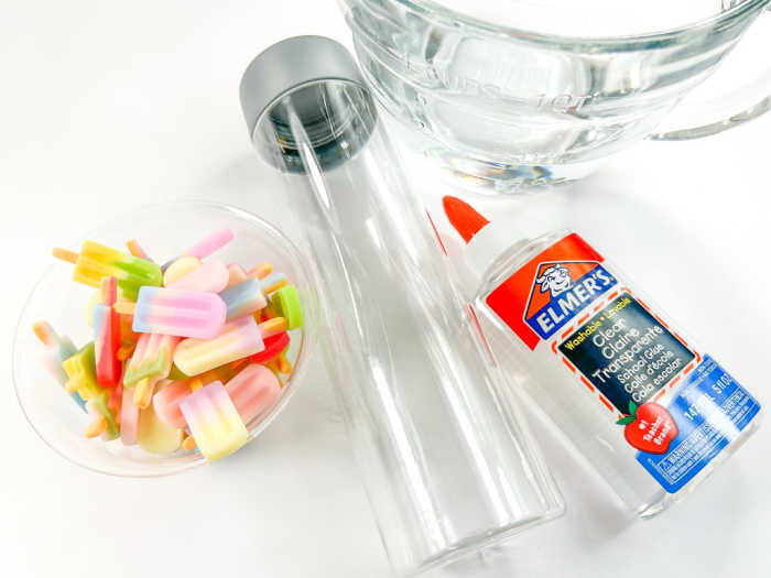 supplies for summer sensory bottle